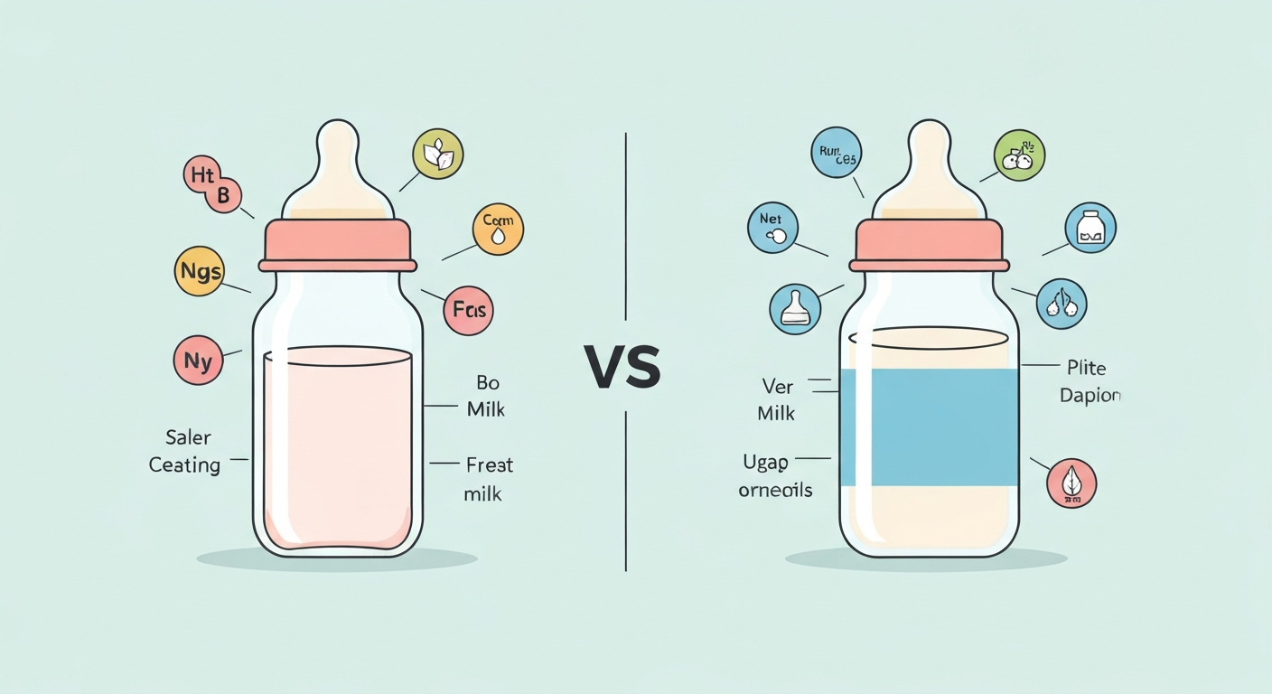 นมแม่กับนมผสม ต่างกันอย่างไร